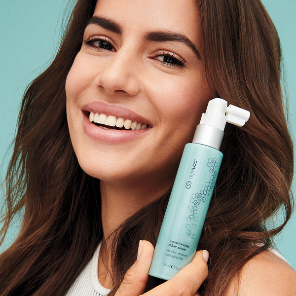 ageLOC scalp and hair serum model